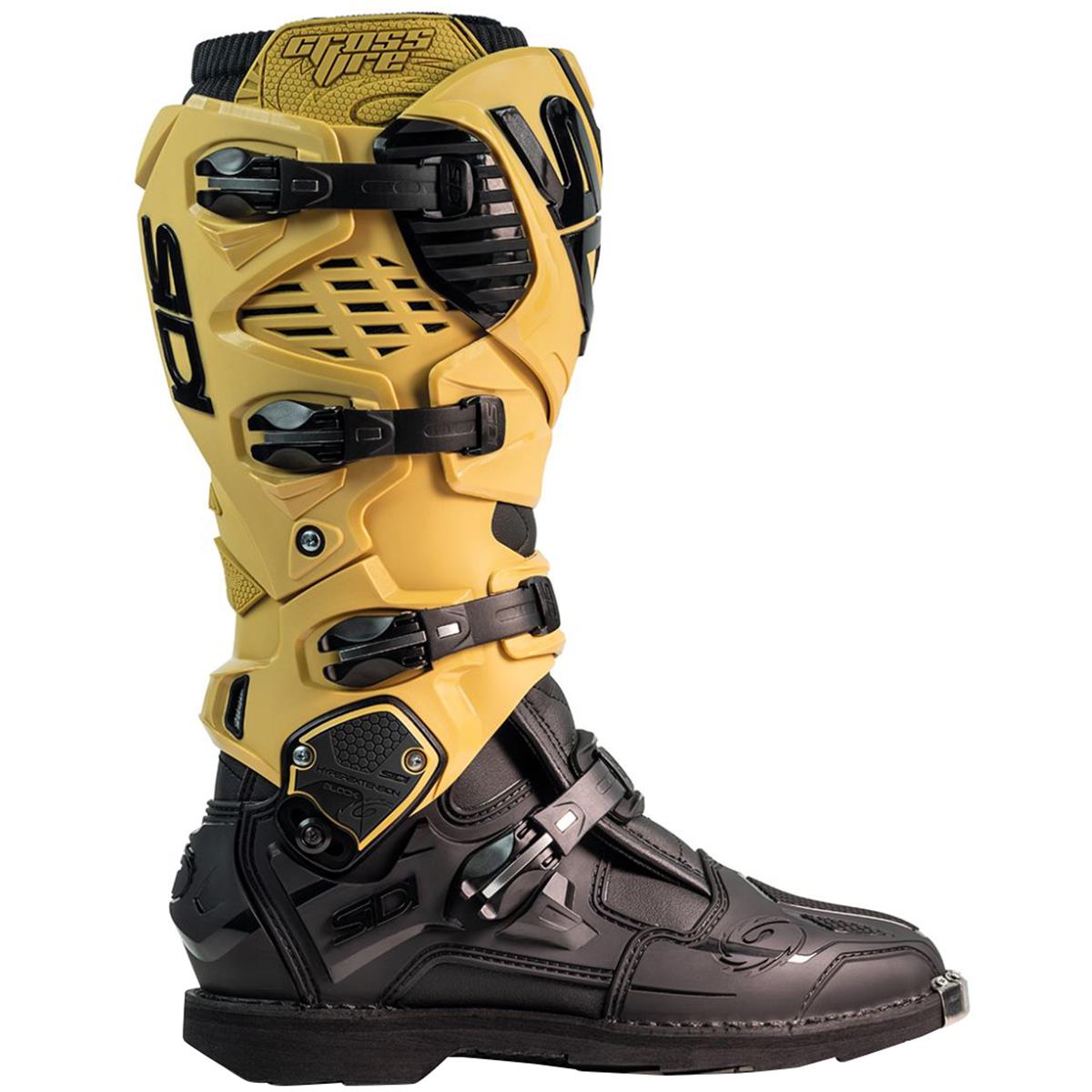 SIDI CROSSFIRE 3 MX BOOTS - GOLD-BLACK