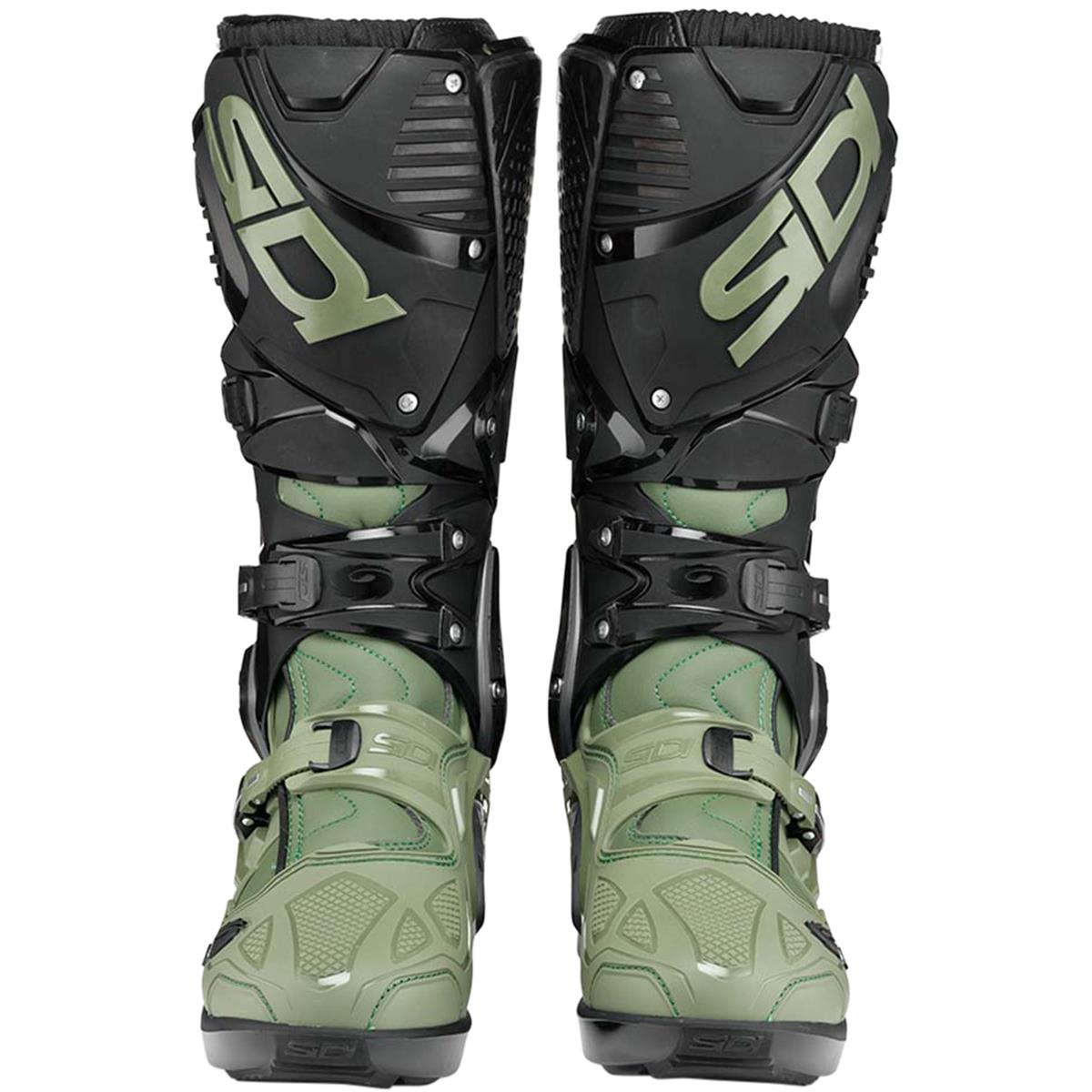 SIDI CROSSFIRE 3 SRS MX BOOTS - ARMY BLACK