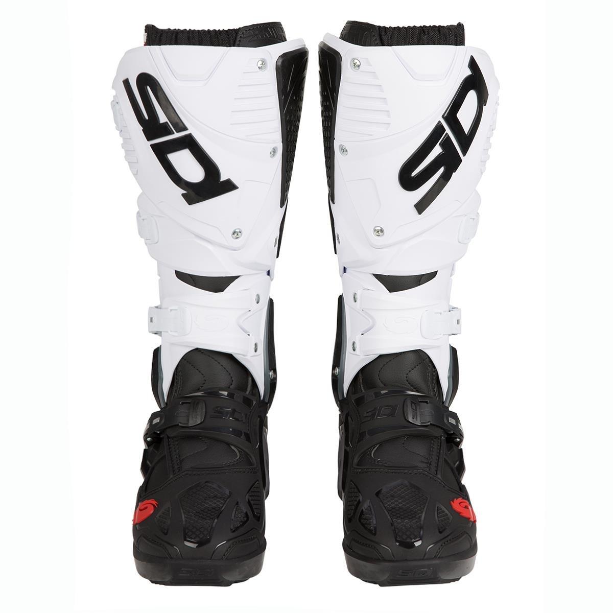 SIDI CROSSFIRE 3 SRS MX BOOTS - BLACK-WHITE