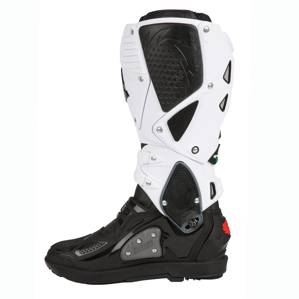 SIDI CROSSFIRE 3 SRS MX BOOTS - BLACK-WHITE