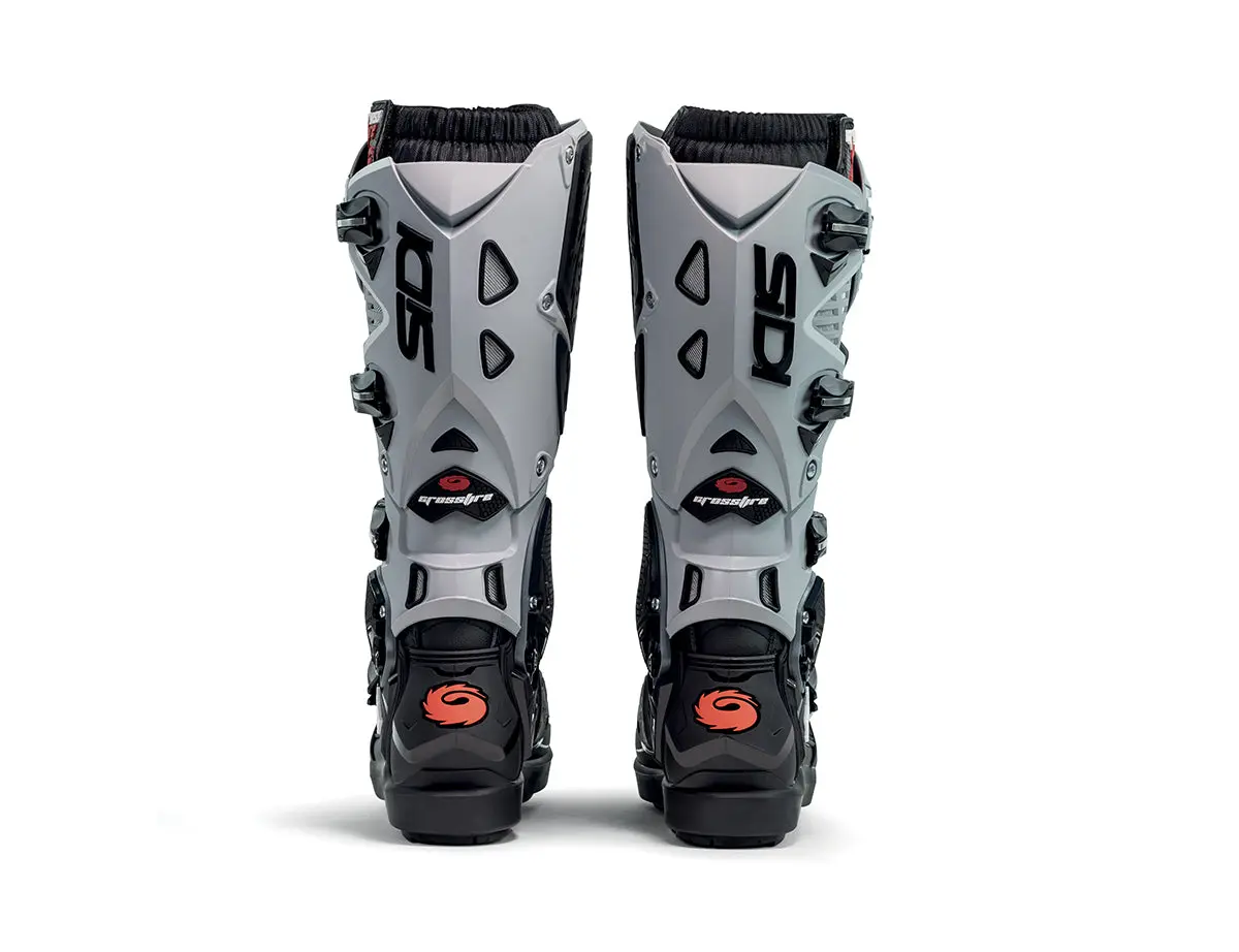 SIDI CROSSFIRE 3 SRS MX BOOTS - BLACK/ASH/GREY