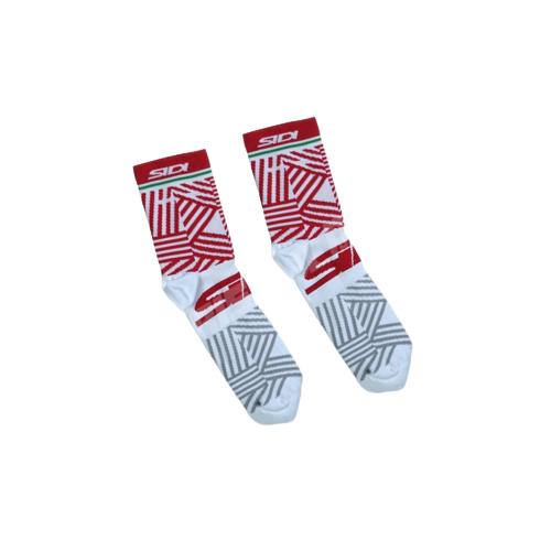 SIDI SOCK WILD - WHITE-RED