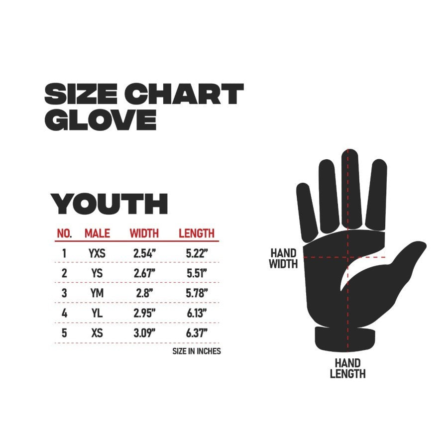 FLY YOUTH LITE GLOVES 2023 - BLACK/GREY - YM