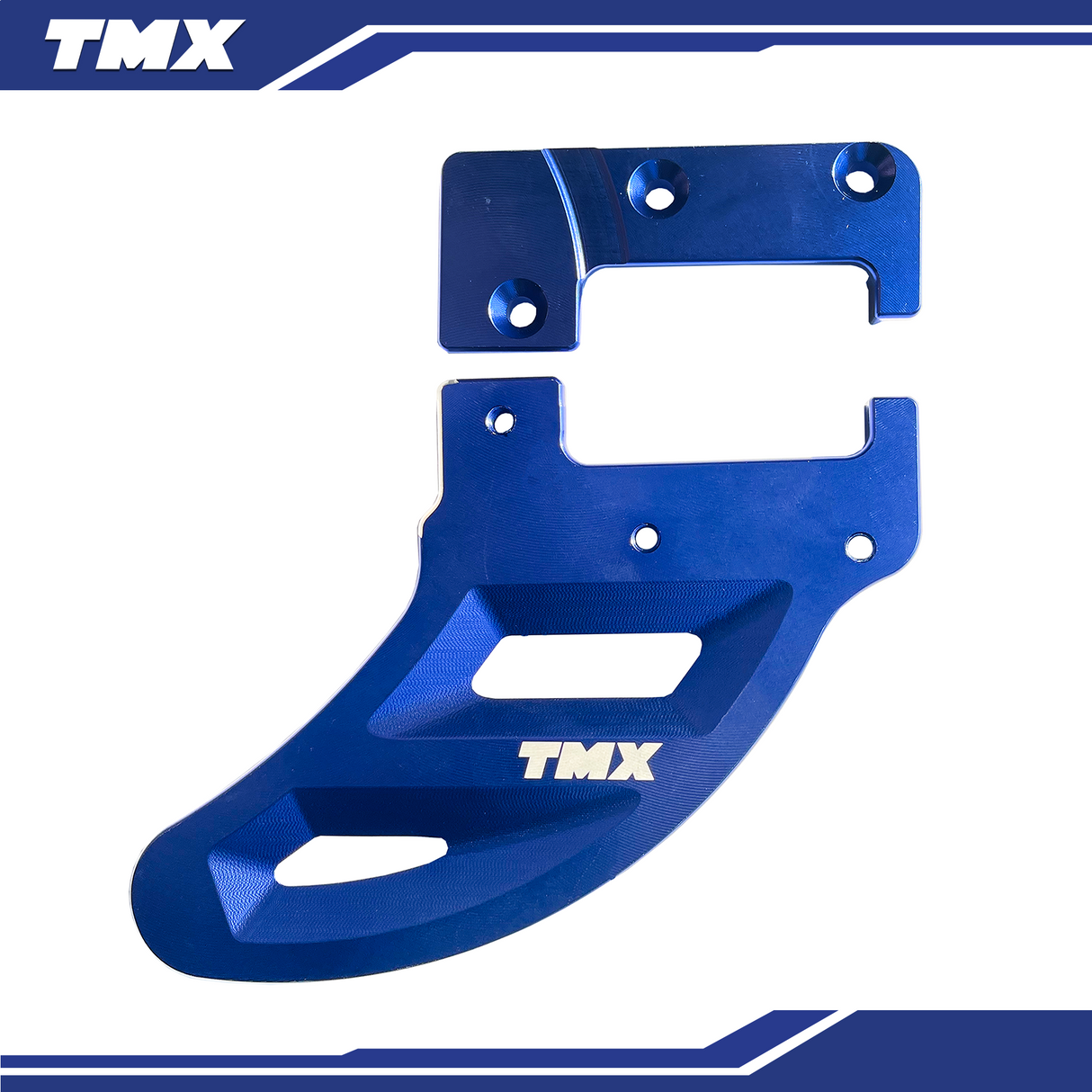 TMX REAR DISC GUARD - BLUE