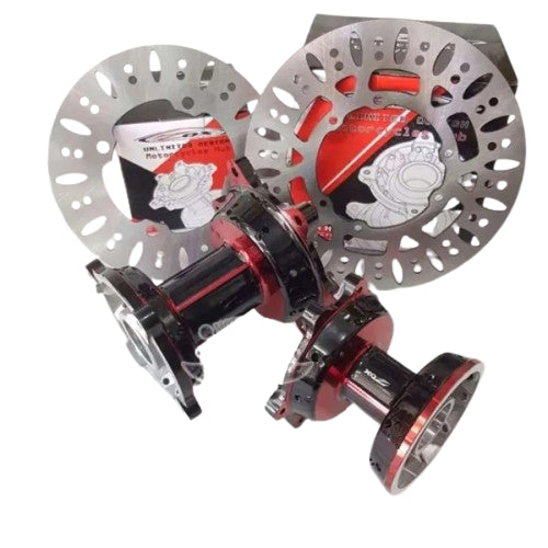 TROMOL SET CRF150 - RED/BLACK