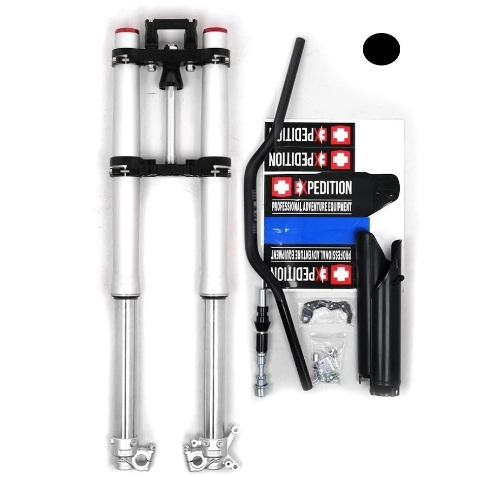UPSIDE DOWN EXPEDITION REALJUMP KLX150 / D-TRACKER - BLACK