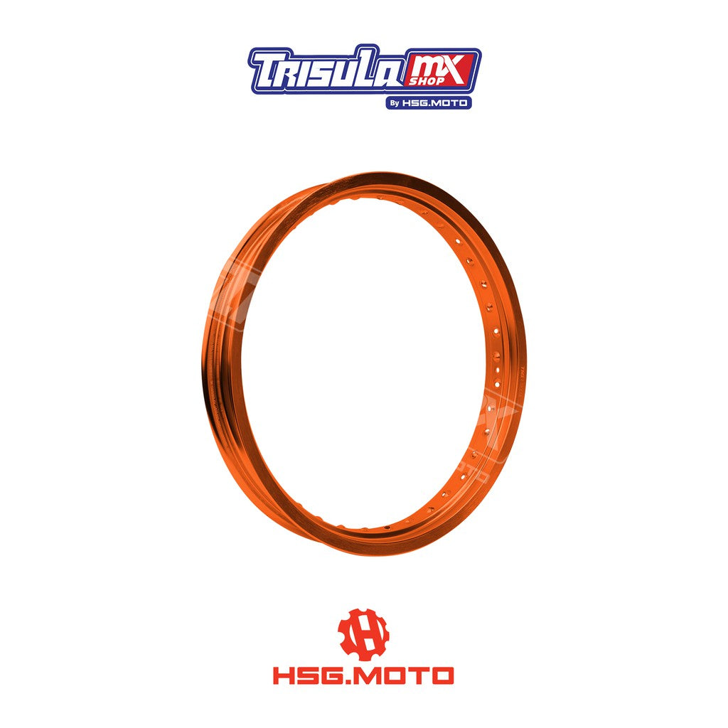 VELG TRAIL BELAKANG TMX ALUM MT RIM 2.15x18 36H - ORANGE
