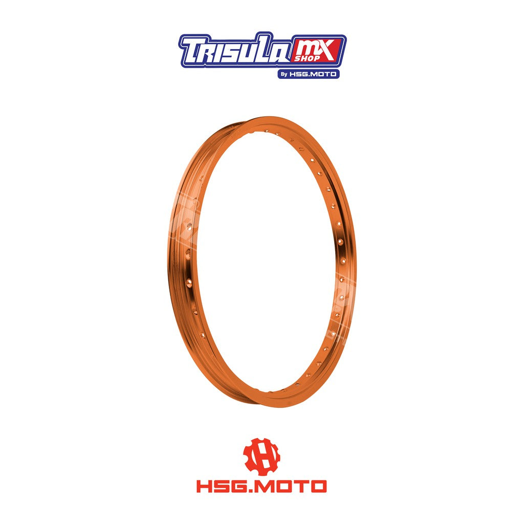 VELG TRAIL DEPAN TMX ALUM MT RIM 1.60x21 36H - ORANGE