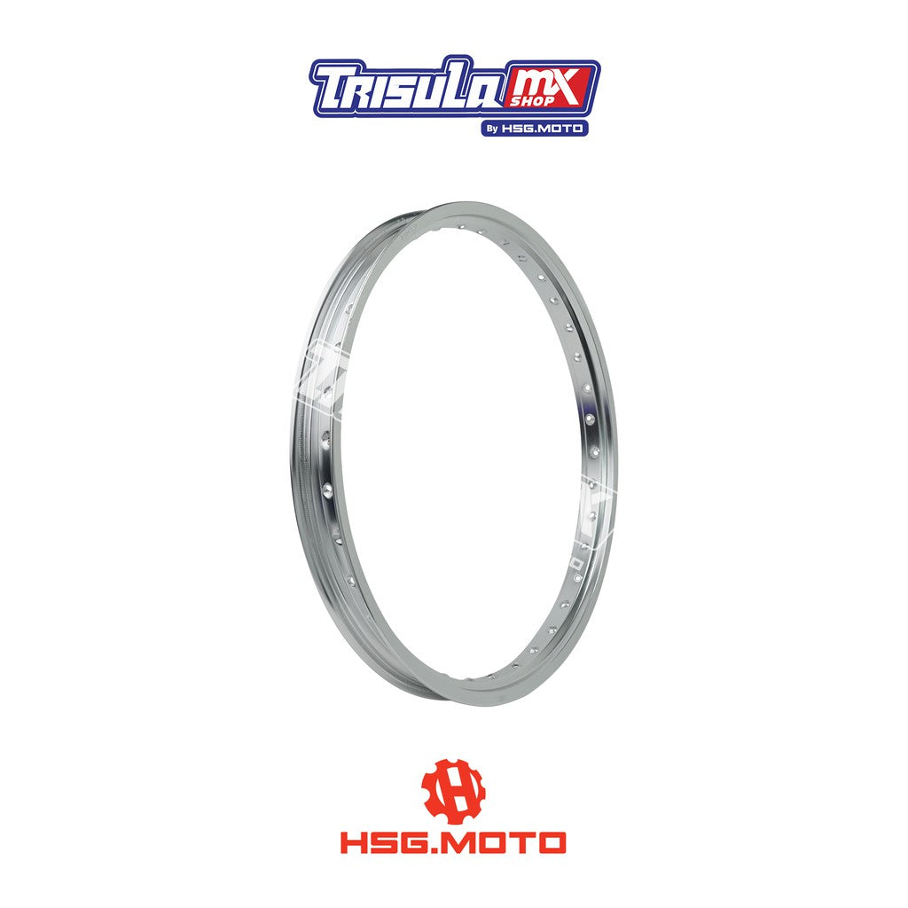 VELG TRAIL DEPAN TMX ALUM MT RIM 1.60x21 36H - SILVER