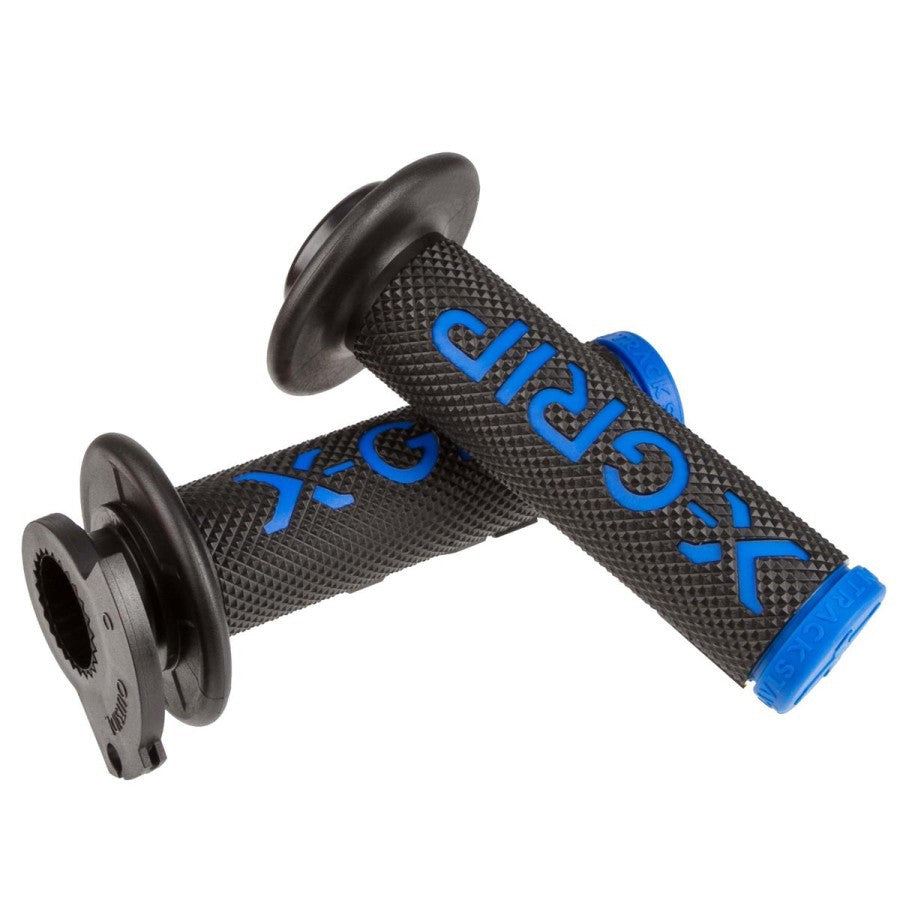 X-GRIP BRAAAAP GRIPS W/ LOCK-GRIP TECHNOLOGY BLUE