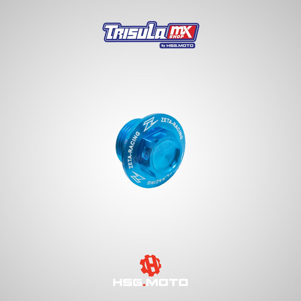 ZETA AXLE STOP BOLT M20X19-P1.5 H22 H-BLUE