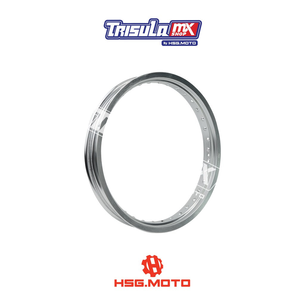 VELG TRAIL BELAKANG TMX ALUM MT RIM 2.15x18 32H - SILVER