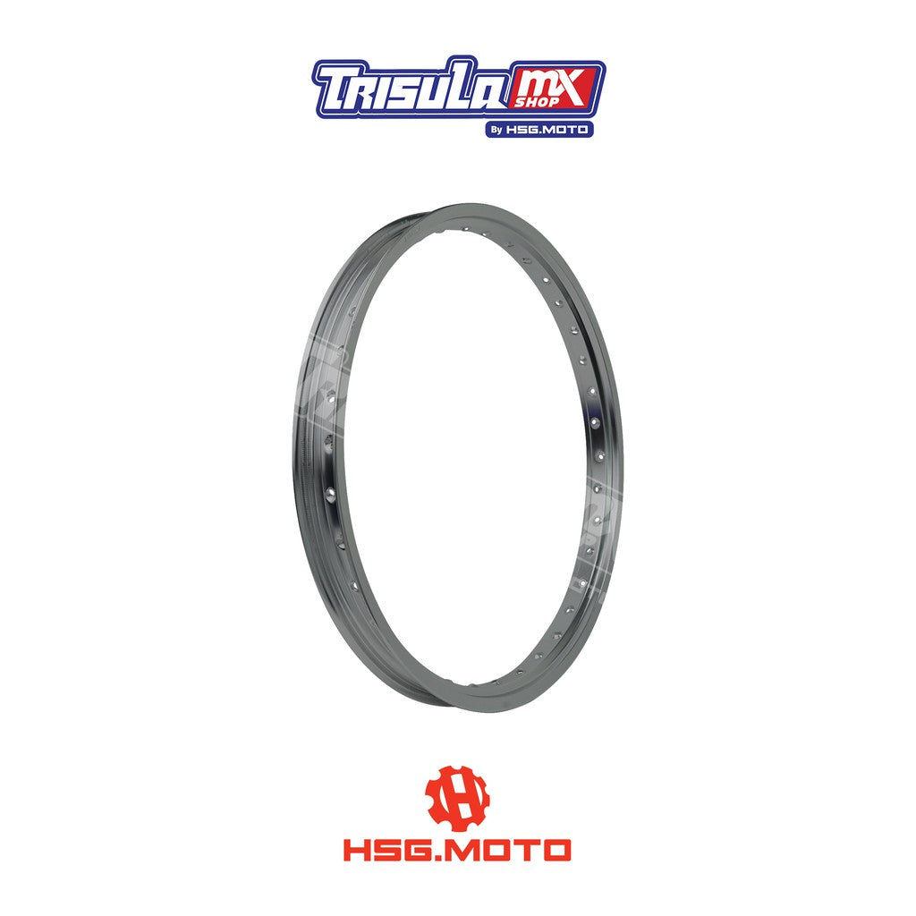 VELG TRAIL DEPAN TMX ALUM MT RIM 1.60x21 36H - GREY