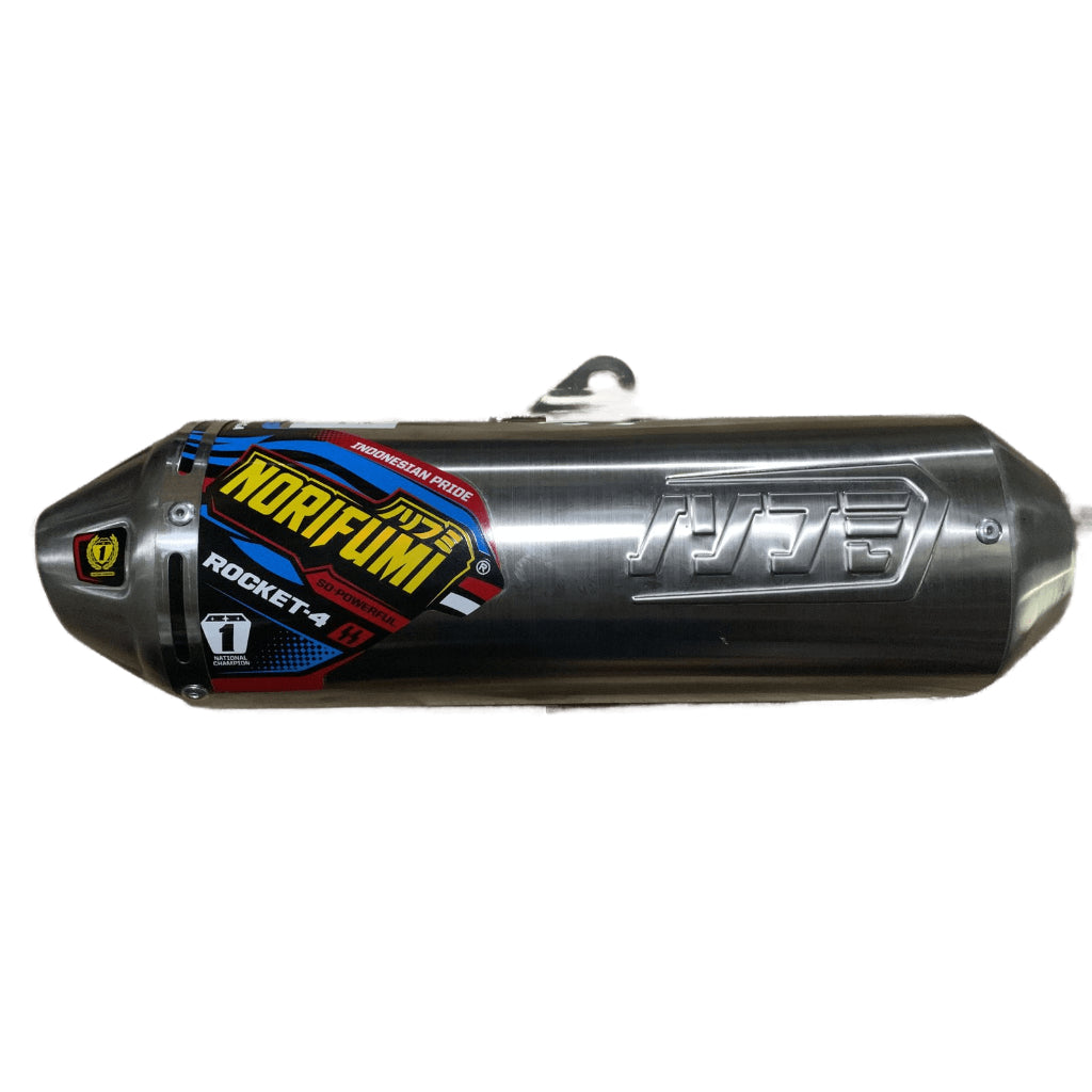 NORIFUMI EXHAUST ROCKET 4 SE CRF150L STAINLESS