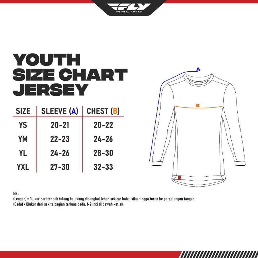 FLY LITE JERSEY YOUTH 2023 -BLUE/GREY/BLACK