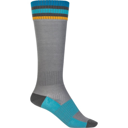 FLY MX SOCKS THIN YOUTH - GREY