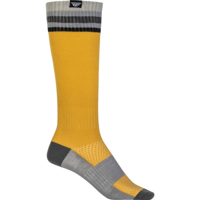 FLY MX SOCKS THIN YOUTH - YELLOW