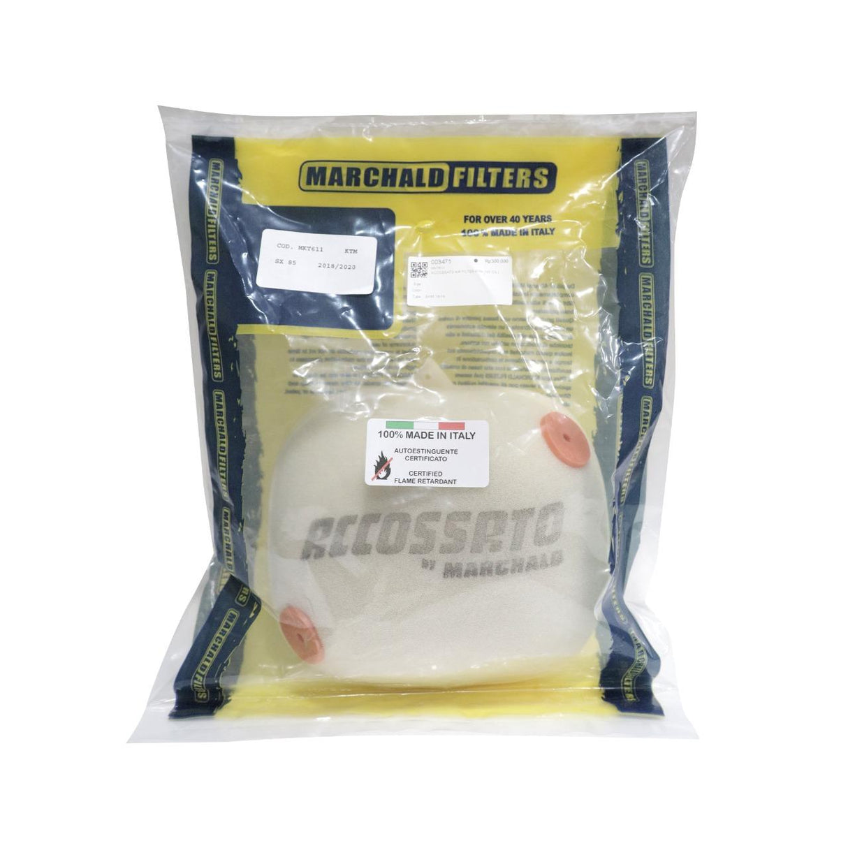 ACCOSSATO AIR FILTER KTM NO OIL