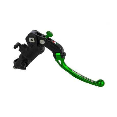 ACCOSSATO BRAKE MASTER CYLINDER 16X18 W/ BLACK BODY GREEN