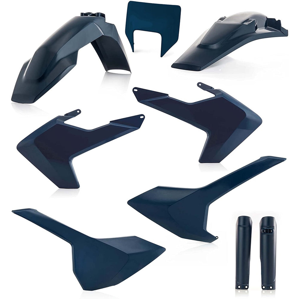 ACERBIS FULL PLASTIC KIT - HUSQ 17-19 - BLUE