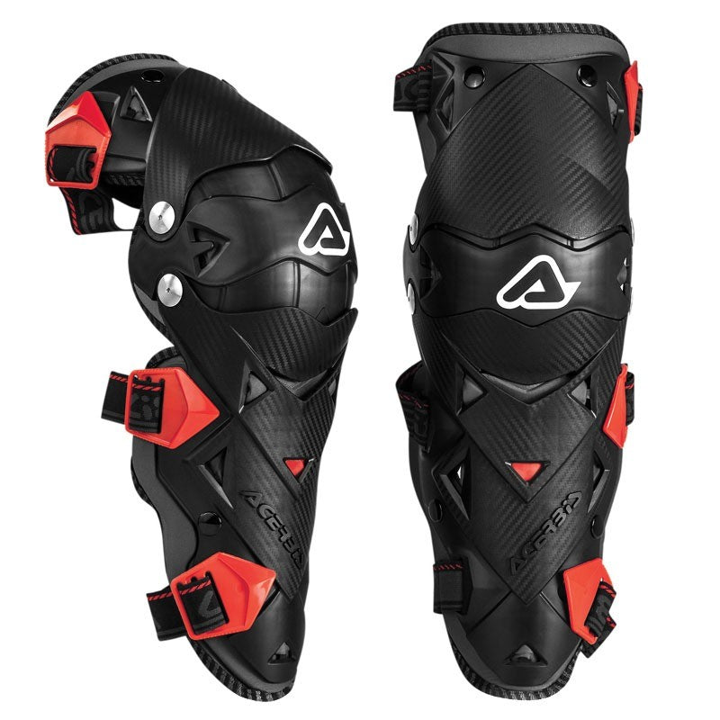 ACERBIS IMPACT EVO 3.0 - KNEE GUARD - BLACK-RED