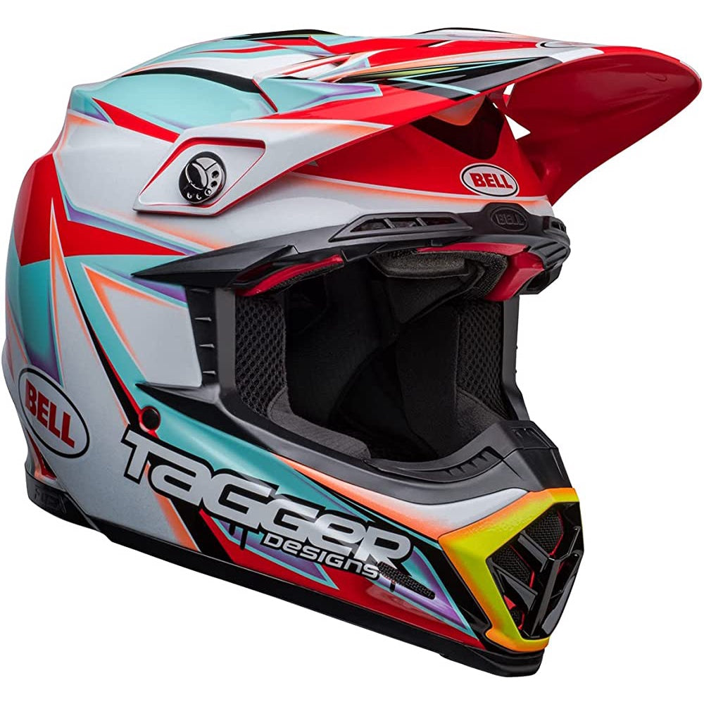 BELL MOTO-9S HELMET - TAGGER EDGE - L