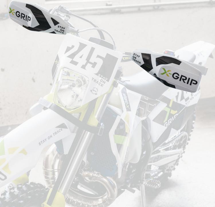 DECAL STICKER X-GRIP HANDGUARD STICKER SET -  HUSQ