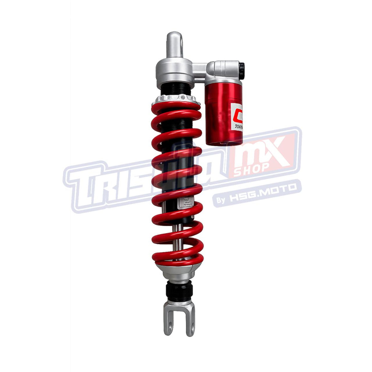 DELKEVIC MONOSHOCK KLX 150 -  RED/SILVER
