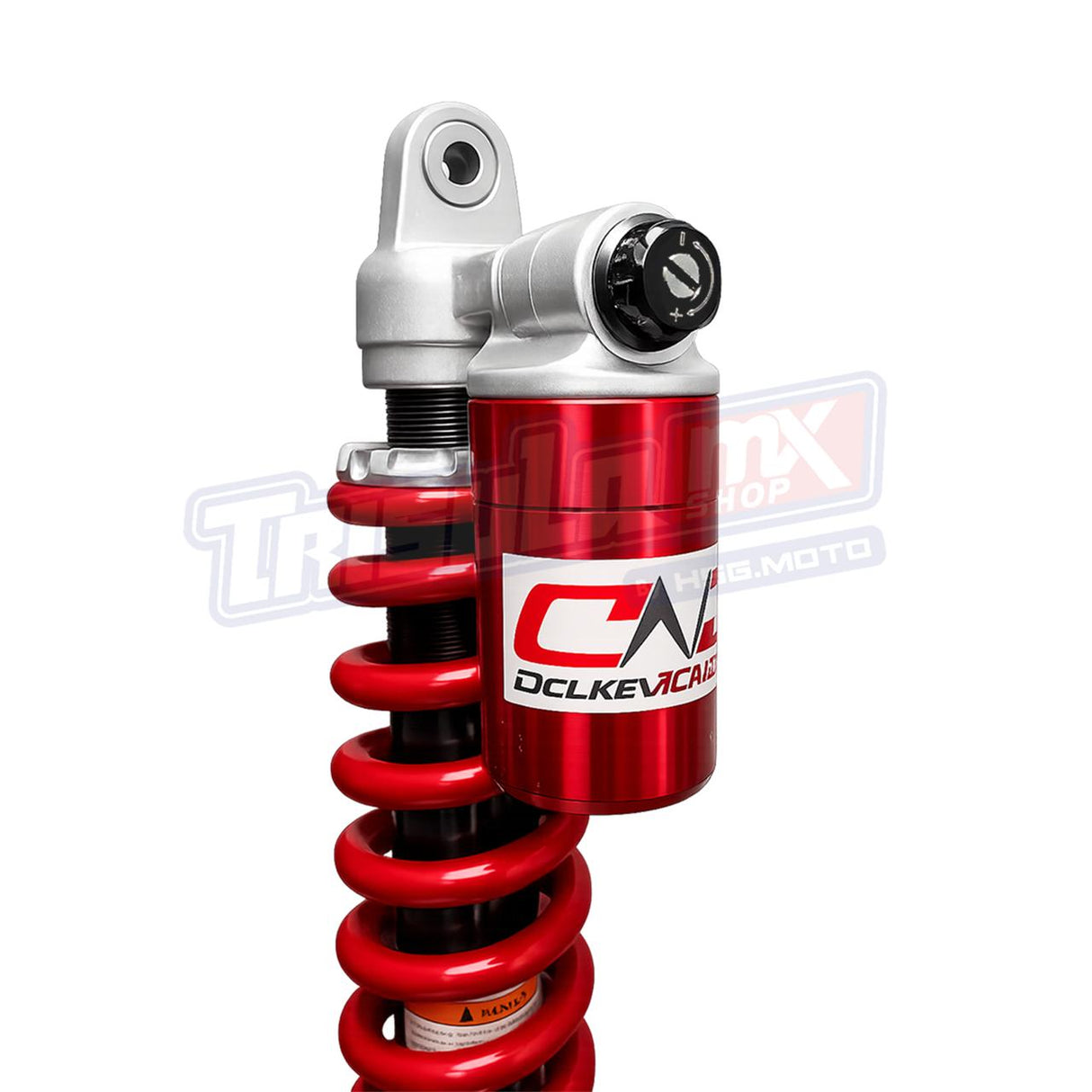 DELKEVIC MONOSHOCK KLX 150 -  RED/SILVER