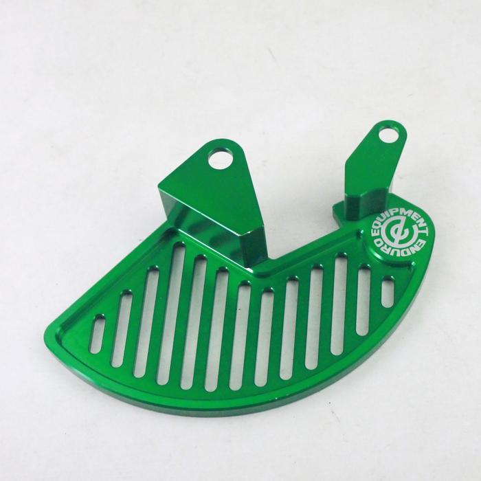 ENDURO EQUIPMENT DISC GUARD DEPAN KLX140 RF TELESCOPIC - HIJAU