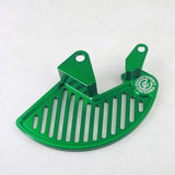 ENDURO EQUIPMENT DISC GUARD DEPAN KLX140 RF TELESCOPIC - HIJAU