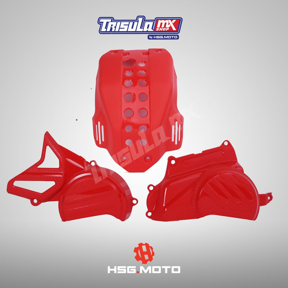 ENGINE GUARD SET SRX CRF 150 - MERAH