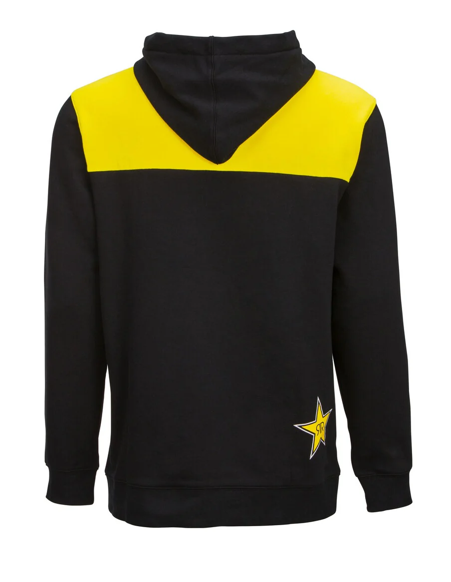 FLY ROCKSTAR PULLOVER HOODIE - BLACK YELLOW RED
