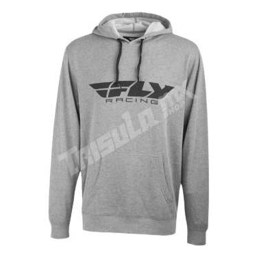 FLY  CORPORATE PULLOVER HOODIE - GREY HEATHER