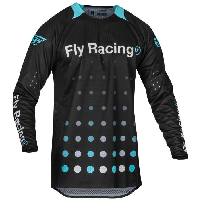 FLY EVOLUTION DST S.E. STROBE JERSEY 2024 - BLACK/ELECTRIC BLUE