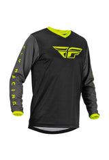 FLY F-16 JERSEY 2023 - BLACK/GREY/HI-VIS