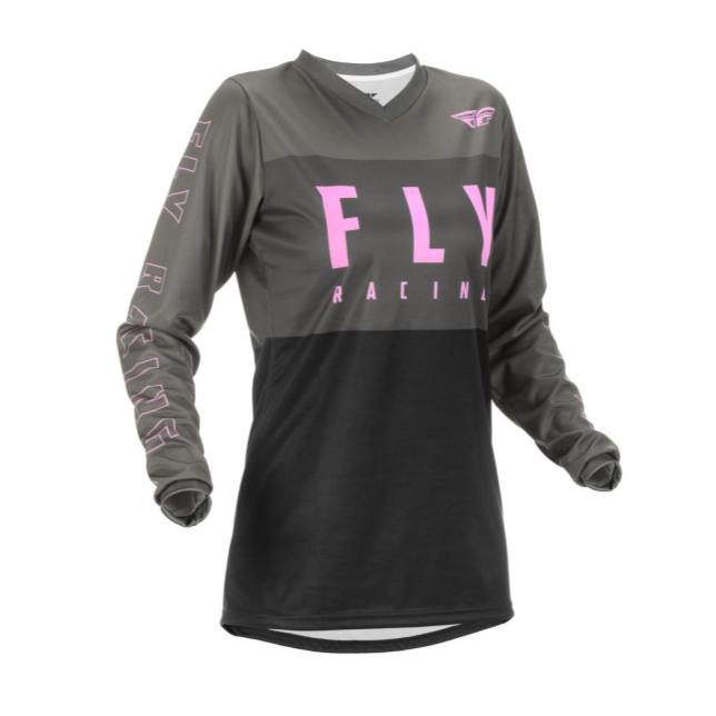 FLY F-16 WOMEN JERSEY 2022 - GREY BLACK PINK