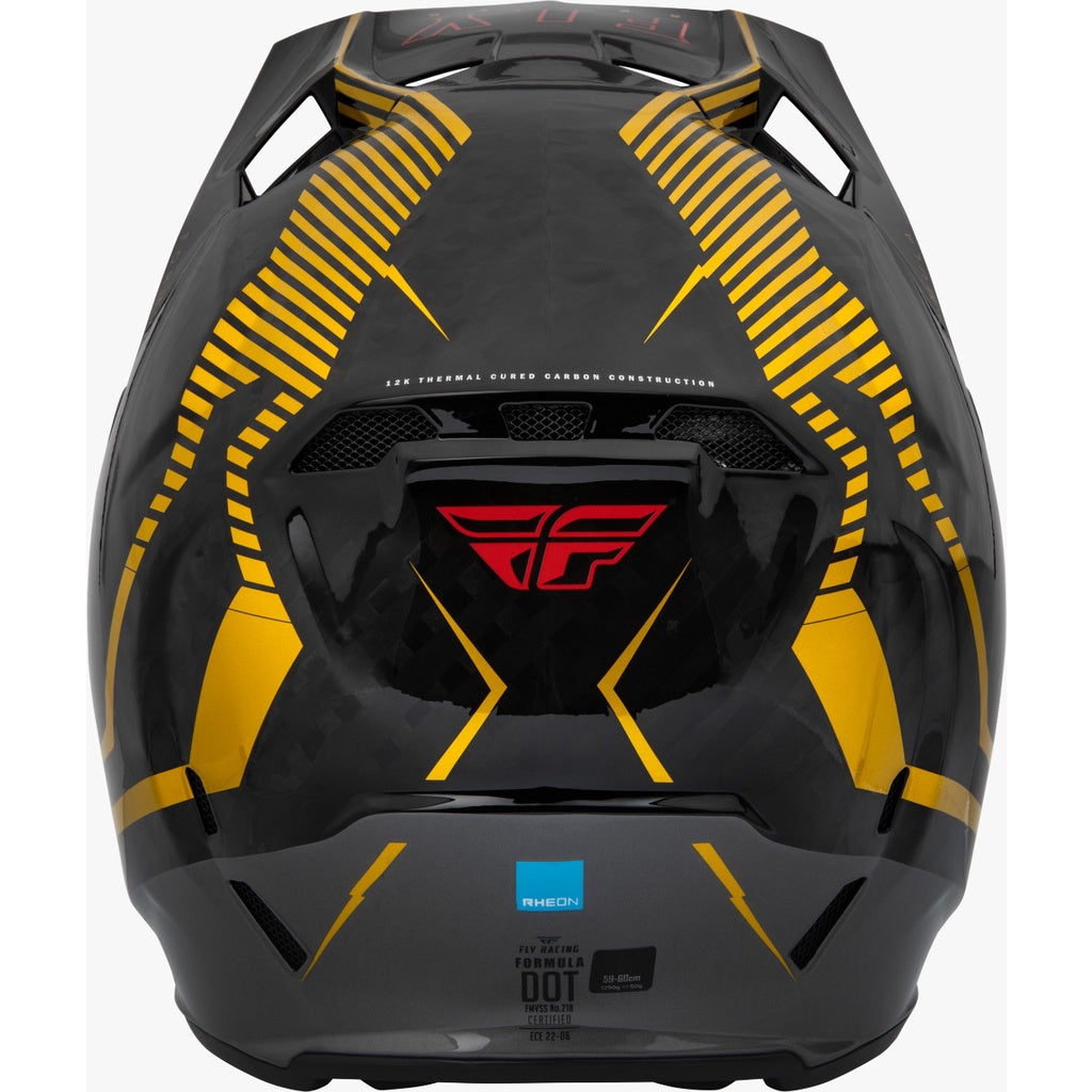 FLY FORMULA CARBON TRACER HELMET 23 - GOLD/BLACK