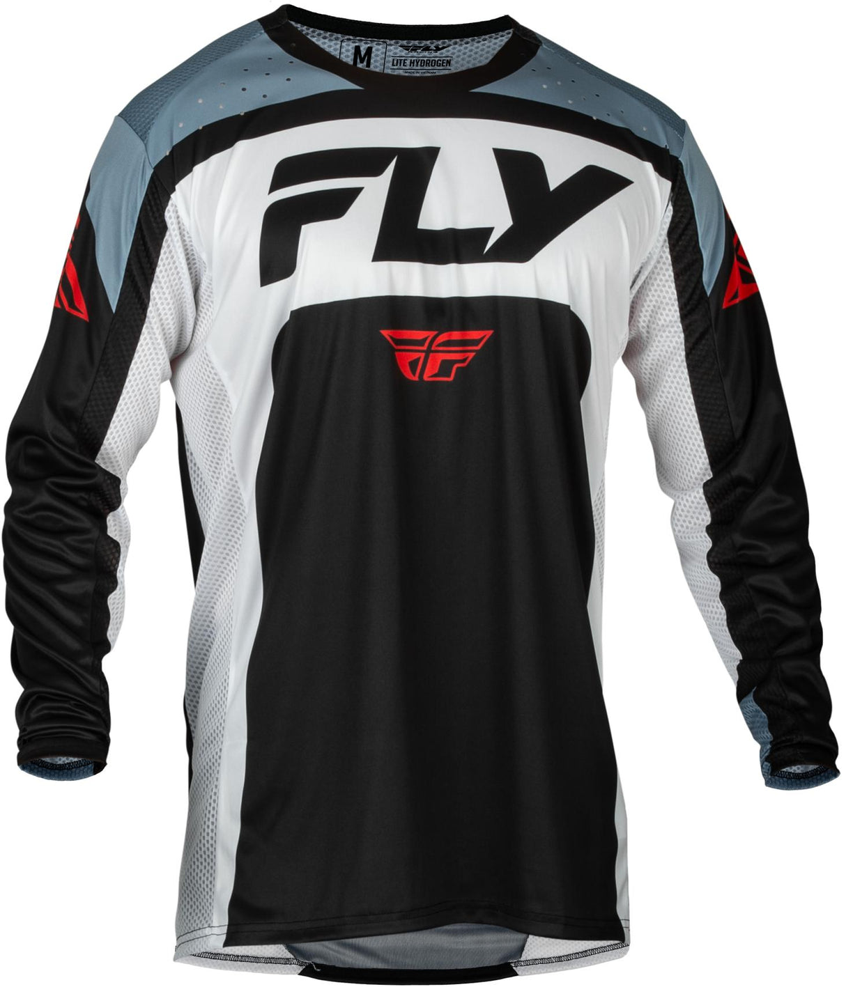 FLY LITE YOUTH JERSEY 2024 - BLACK/WHITE/DENIM GREY - YXL