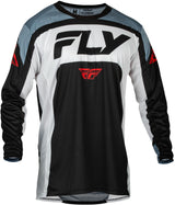 FLY LITE YOUTH JERSEY 2024 - BLACK/WHITE/DENIM GREY - YXL