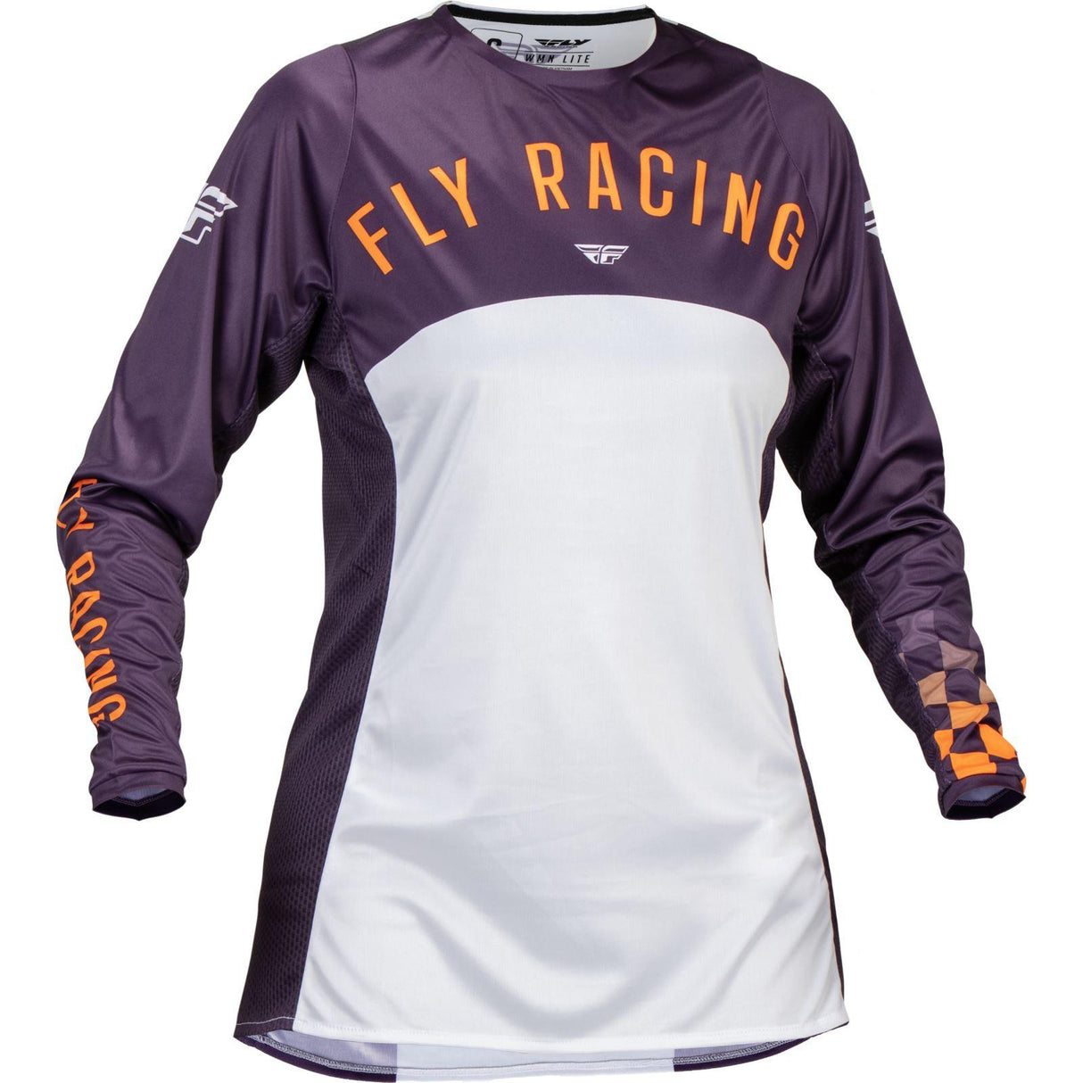 FLY LITE JERSEY WOMEN 2024 - DEEP PURPLE/WHITE/NEON CORAL