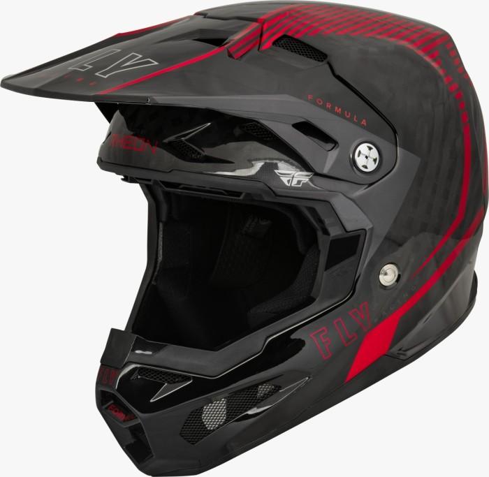 FLY RACING FORMULA CARBON TRACER HELMET 23 - RED/BLACK