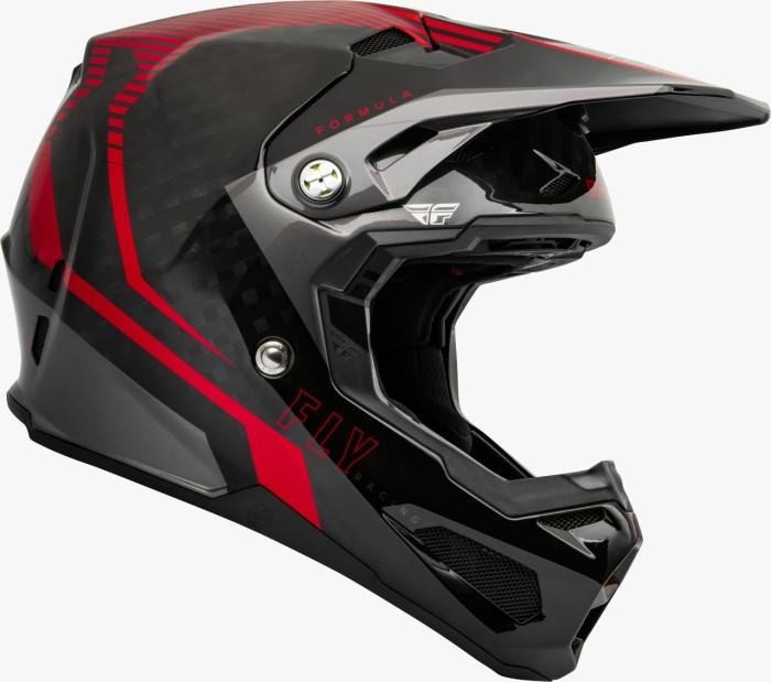 FLY RACING FORMULA CARBON TRACER HELMET 23 - RED/BLACK