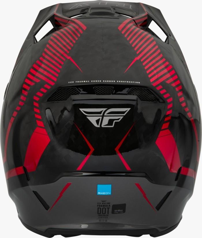 FLY RACING FORMULA CARBON TRACER HELMET 23 - RED/BLACK