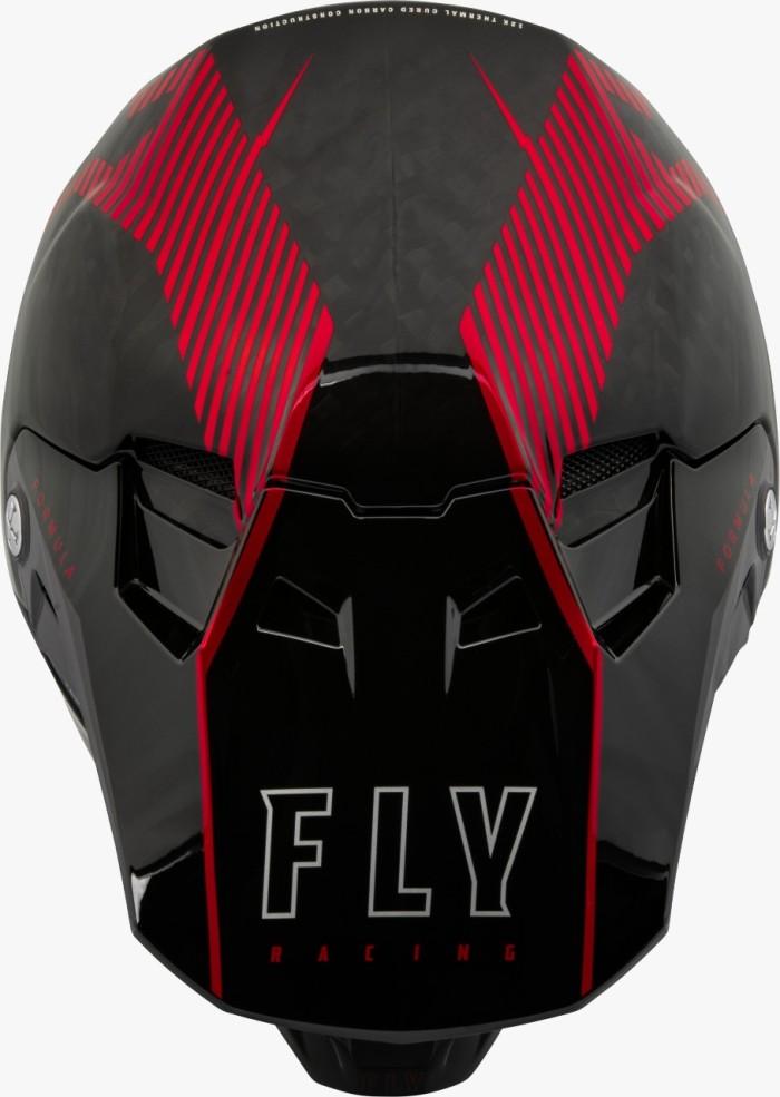FLY RACING FORMULA CARBON TRACER HELMET 23 - RED/BLACK
