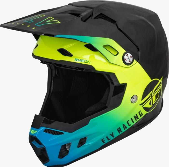 FLY RACING FORMULA CC CENTRUM HELMET 23 - BLACK/BLUE/HI-VIS