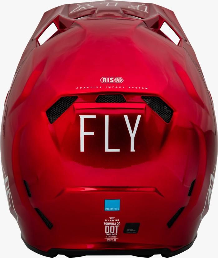 FLY RACING FORMULA CC CENTRUM HELMET 23 - METALLIC RED/WHITE
