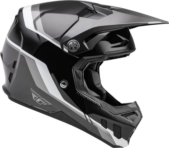 FLY RACING FORMULA CC DRIVER HELMET 22 - BLACK/CHAROCAL/WHITE