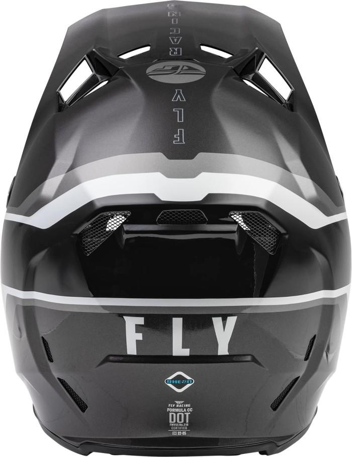FLY RACING FORMULA CC DRIVER HELMET 22 - BLACK/CHAROCAL/WHITE