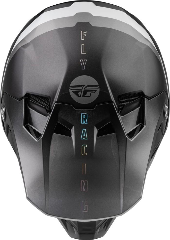 FLY RACING FORMULA CC DRIVER HELMET 22 - BLACK/CHAROCAL/WHITE